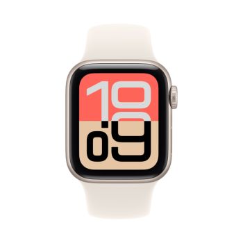 Apple Watch SE 3 44 mm, Starlight Aluminum Starlight Sport Band M/L
